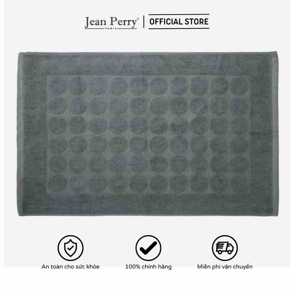 [Mã BMLTA35 giảm đến 35K đơn 99K] Thảm trải sàn Cotton Jean Perry Circle 70x45cm