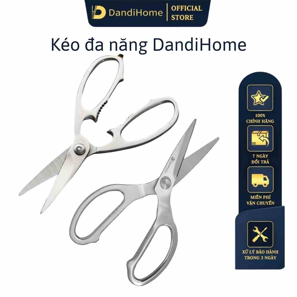 Kéo đa năng DandiHome thép cao cấp giữ độ bén tốt