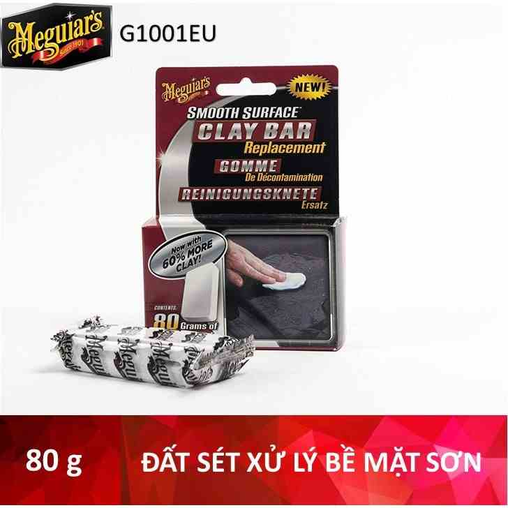 Meguiars Đất sét làm sạch (clay) bề mặt sơn xe ô tô - Smooth Surface Clay Bar, G1001EU, 80 gram