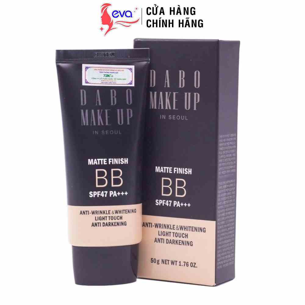 [Mã ICBFRI25 giảm 25K đơn 149K] Kem nền BB lì mịn kiềm dầu 5in1 Dabo BB Matte Cream 50 ml