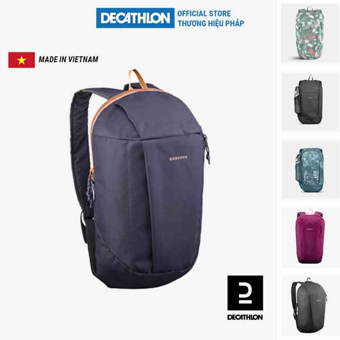 Balo QUECHUA nh100 10 lít tiện dụng cho leo núi, dã ngoại nhiều màu