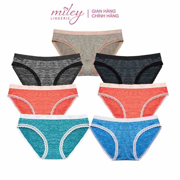 [Mã BMLTA35 giảm đến 35K đơn 99K] Combo 7 Quần Lót Nữ Thun Lạnh Sớ Gỗ Miley Lingerie- Màu Ngẫu Nhiên FWS00