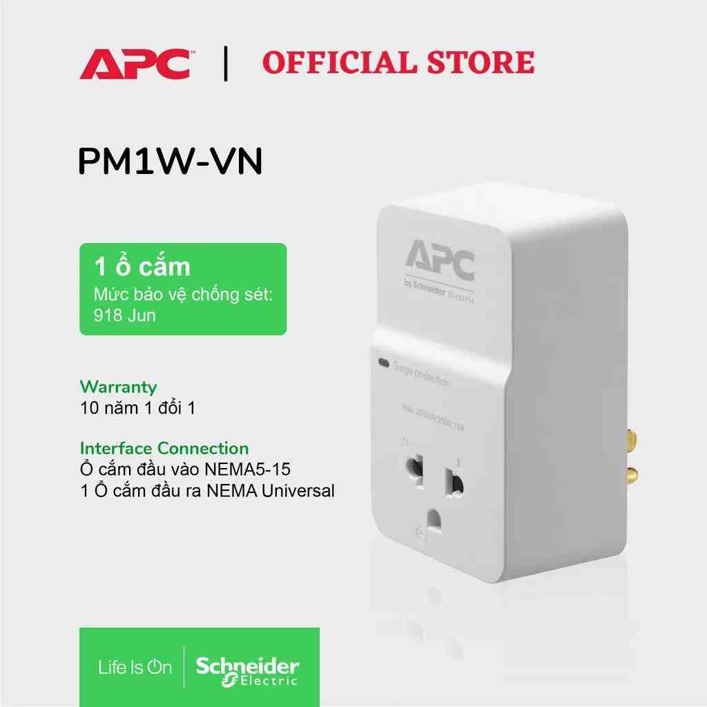 Ổ cắm chống xung sét APC by Schneider Electric PM1W-VN