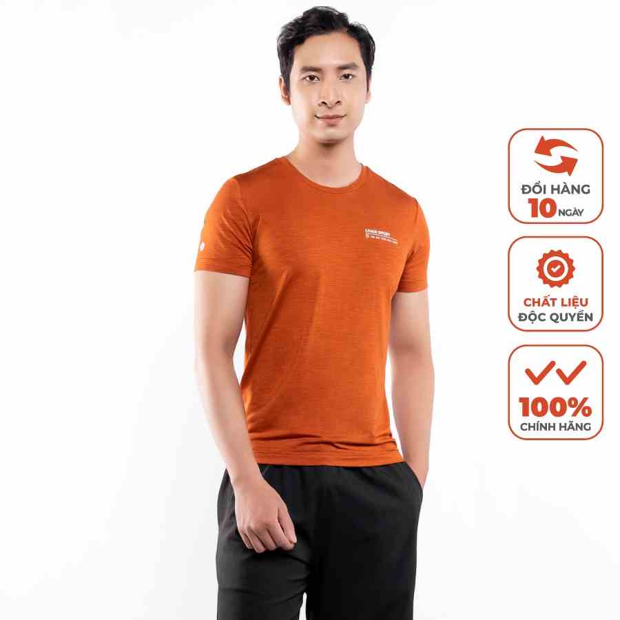 [Mã BMLTB35 giảm đến 35K đơn 99K] Áo Tshirt Nam LIVAN SPORT Maxfresh Màu Nâu Sáng Thoáng Khí Năng Động