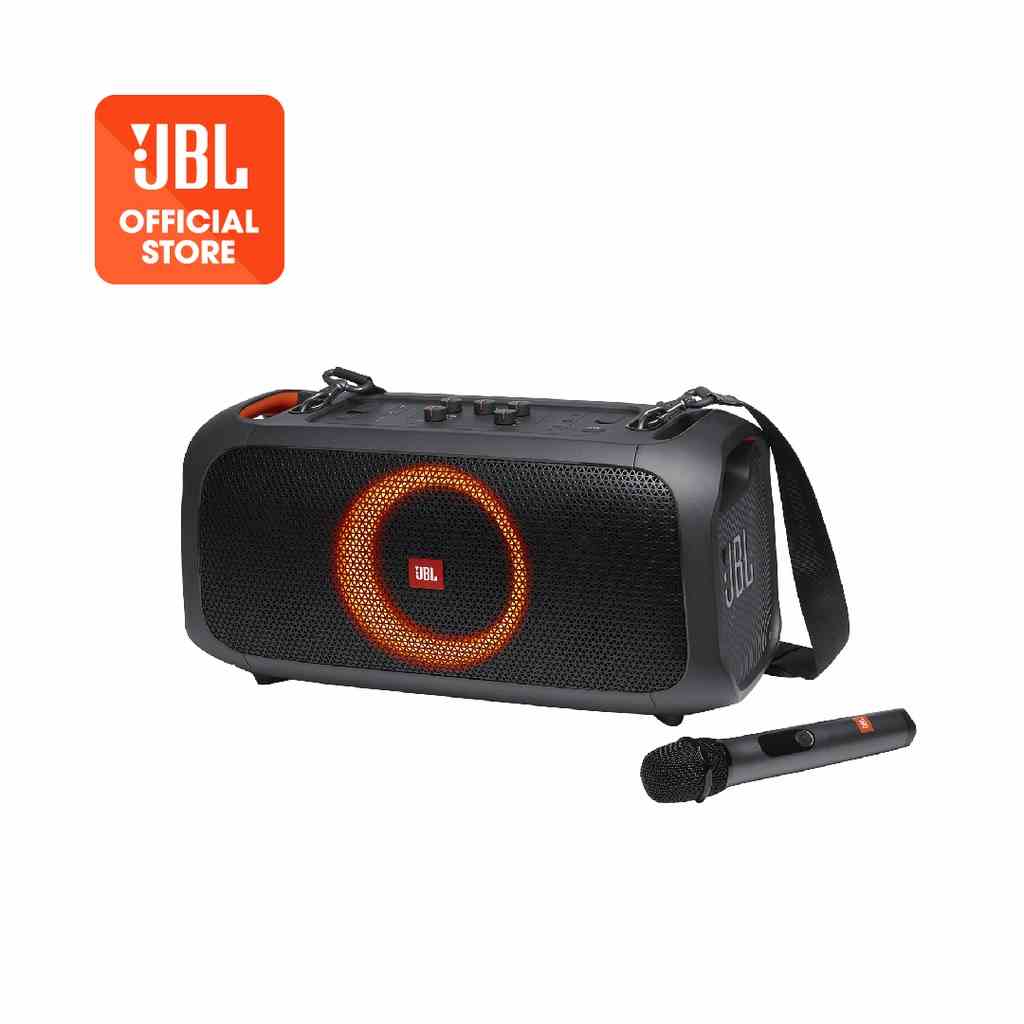 [Mã ELJBL8 giảm 8% đơn 500K] Loa Bluetooth JBL Partybox On The Go (Tặng kèm 2 Micro không dây) - Hàng Chính Hãng