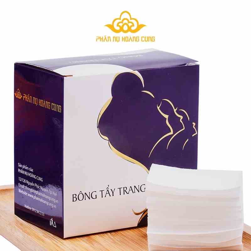 Bông tẩy trang Phấn Nụ Hoàng Cung (1 hộp)