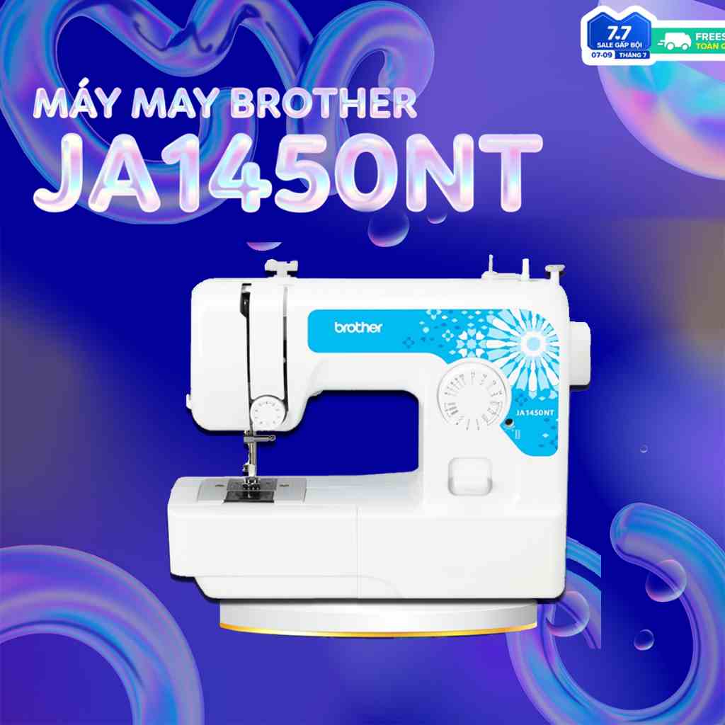 Máy may cơ Brother JA1450NT Hàng chính hãng, Bảo hành 12 tháng, Xỏ chỉ tự động