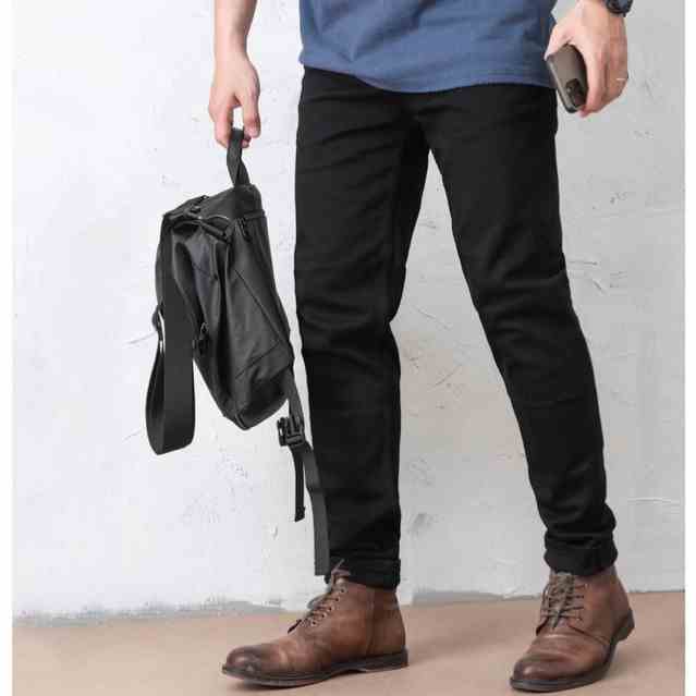 Quần Jeans Nam Đen Trơn Cao Cấp, quần bò nam Form Slim Fit DENIMST vn30022