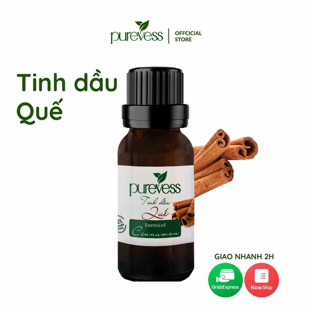 Tinh dầu Quế giúp khử mùi PUREVESS 20ml