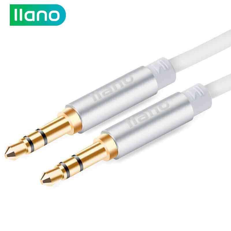 Cáp âm thanh LLANO bằng hợp kim nhôm dài 1m phích cắm 3.5mm