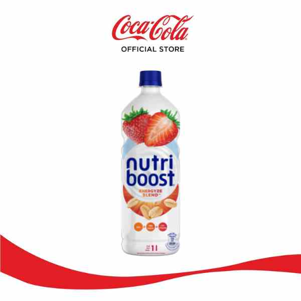 Nước Uống Sữa Trái Cây Nutri Boost Hương Dâu Chai 1L