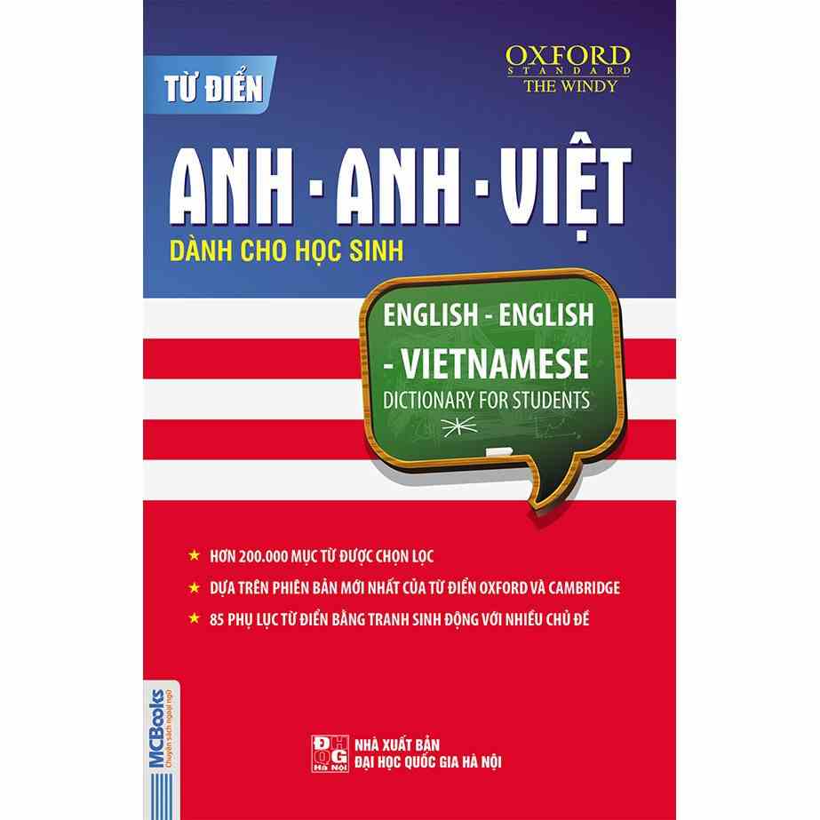 Sách - Từ Điển Anh - Anh - Việt Dành Cho Học Sinh