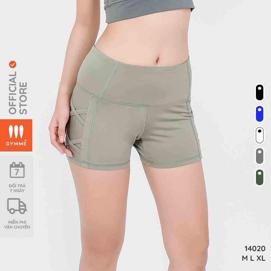 [Mã BMLTB35 giảm đến 35K đơn 99K] Quần short tập yoga nữ thể thao gymme - 14020