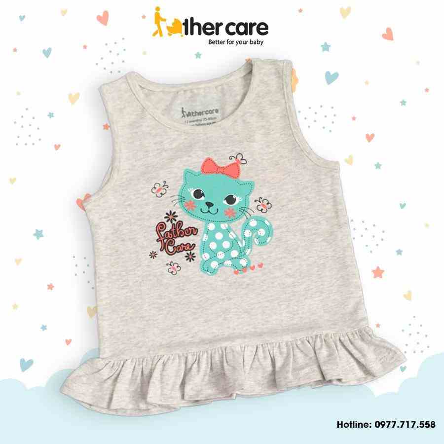 Áo Ba lỗ Bé gái FatherCare Thời trang - In Hình