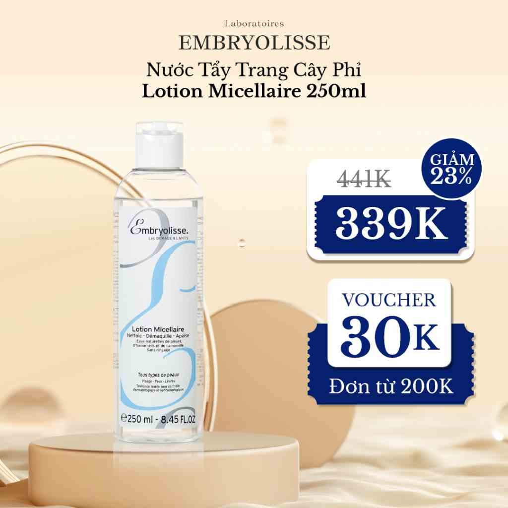 Nước Tẩy Trang Cây Phỉ Embryolisse Lotion Micellaire 250ml