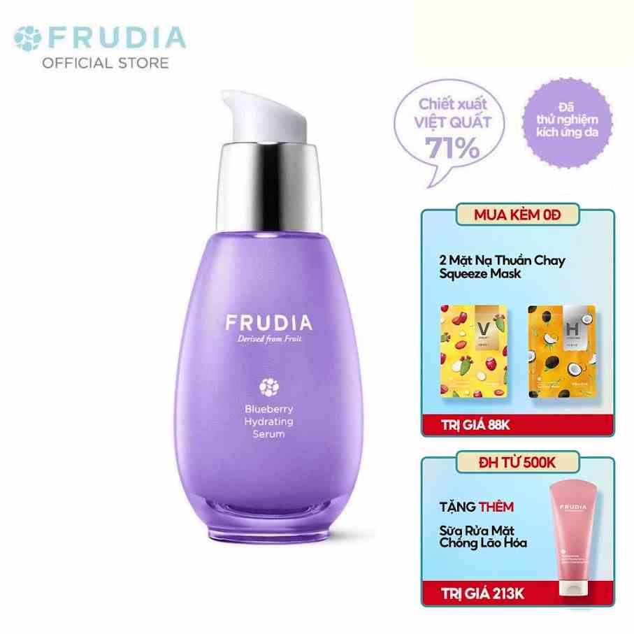 [Tặng 88k] Serum Dưỡng Ẩm Dành Cho Da Khô Chiết Xuất Việt Quất Frudia Blueberry Hydrating Serum 50g