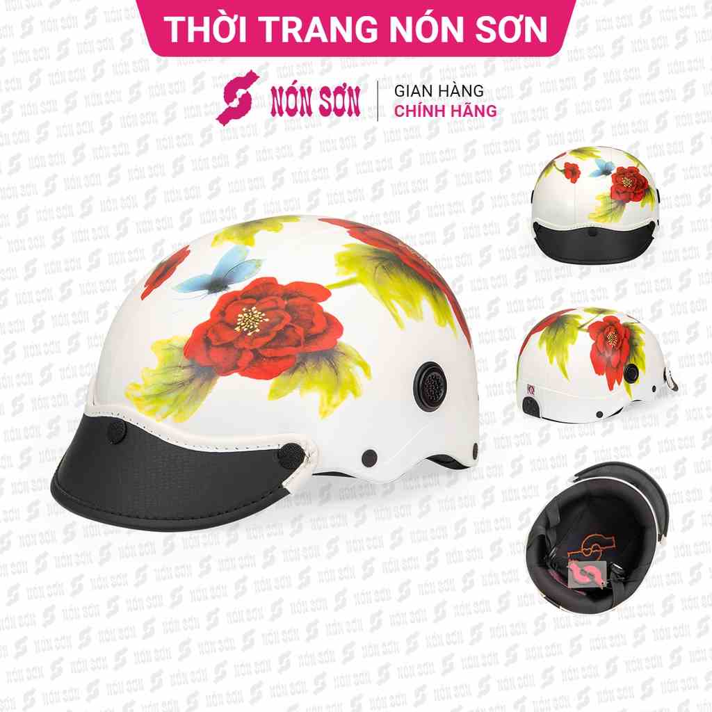 Mũ bảo hiểm lỗ thông gió NÓN SƠN chính hãng A-TR-084