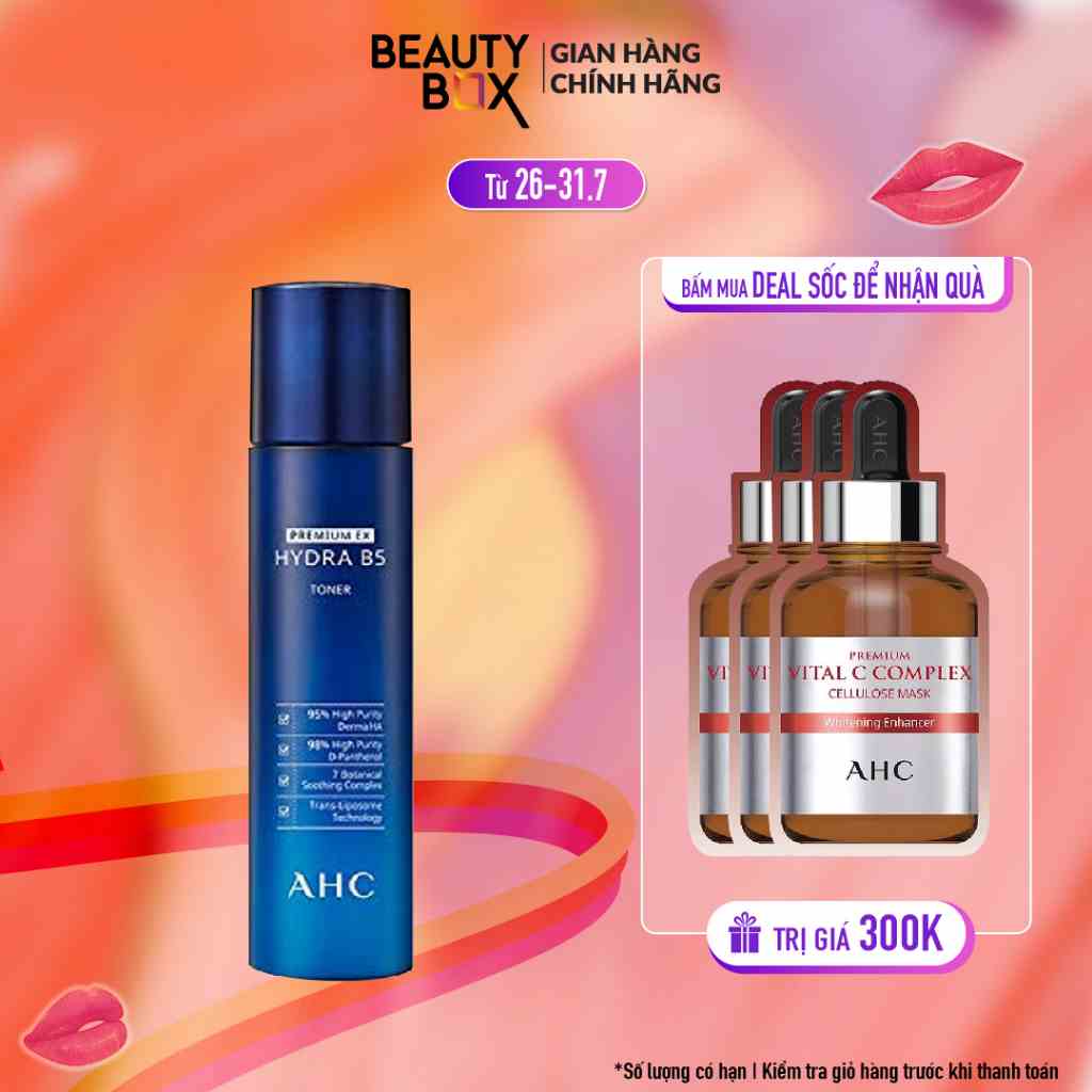 Nước Cân Bằng Cấp Ẩm AHC Premium EX Hydra B5 Toner 140ml