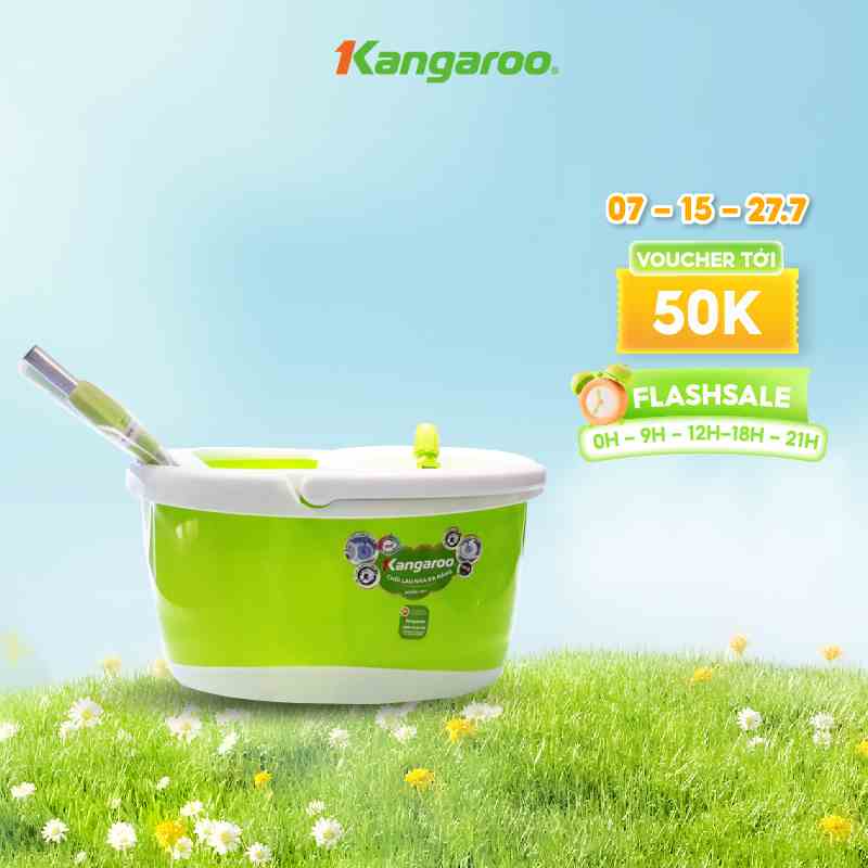 Chổi lau nhà đa năng màu xanh Kangaroo KG96G