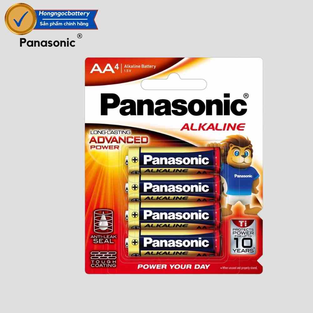 [Mã BMLTB35 giảm đến 35K đơn 99K] Vỉ 4 Viên Pin AA/AAA 1,5V Panasonic Alkaline Hàng Chính Hãng