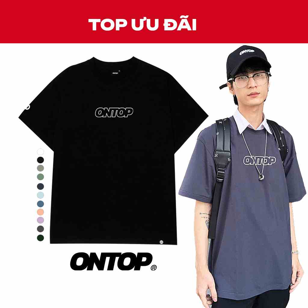 Áo thun basic nữ nhiều màu tay lỡ form rộng local brand ONTOP - Simple Tee O13-T2