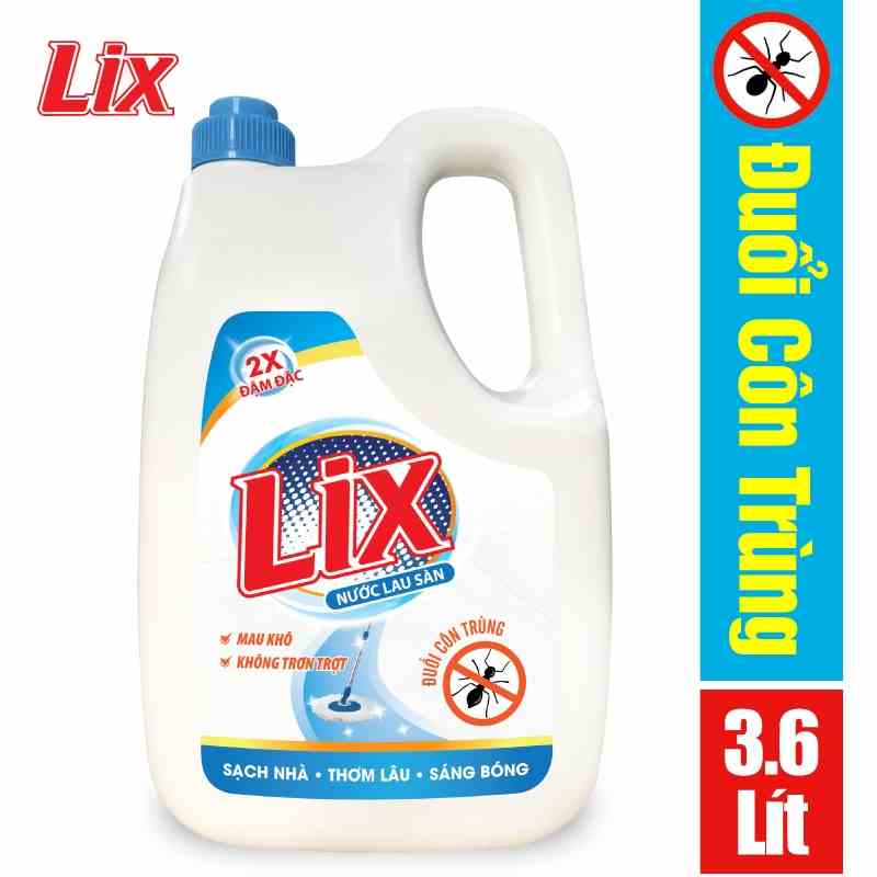 [Mã BMLTA35 giảm đến 35K đơn 99K] Nước lau sàn LIX đuổi côn trùng 3.6 lít LD360