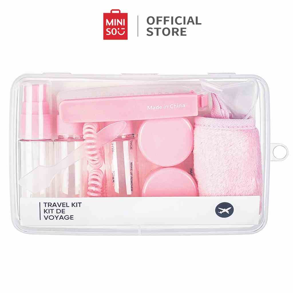 Bộ Chiết Mỹ Phẩm Du Lịch 11 Món Miniso nhỏ gọn, tiện lợi