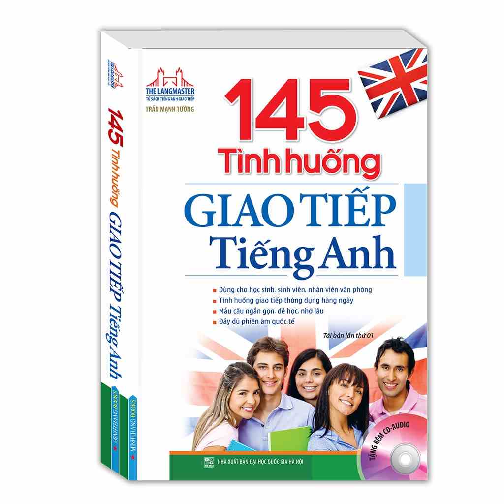 [Mã BMLTB35 giảm đến 35K đơn 99K] Sách - 145 tình huống giao tiếp tiếng Anh