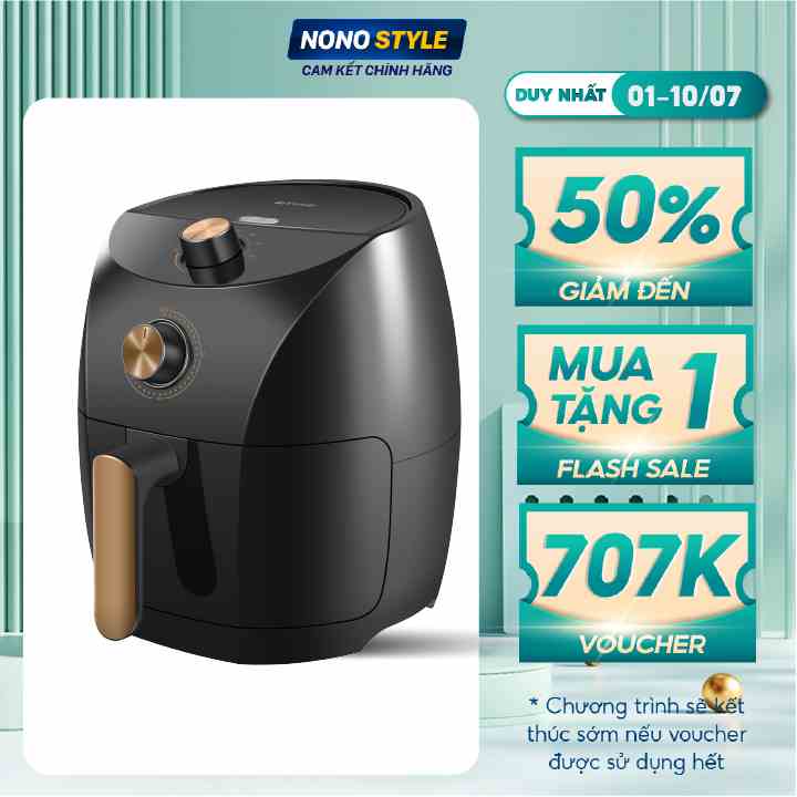 Nồi Chiên Không Dầu BIYI AF611, Dung Tích 4L, Công Suất 1400W , Bảo Hành 12 Tháng