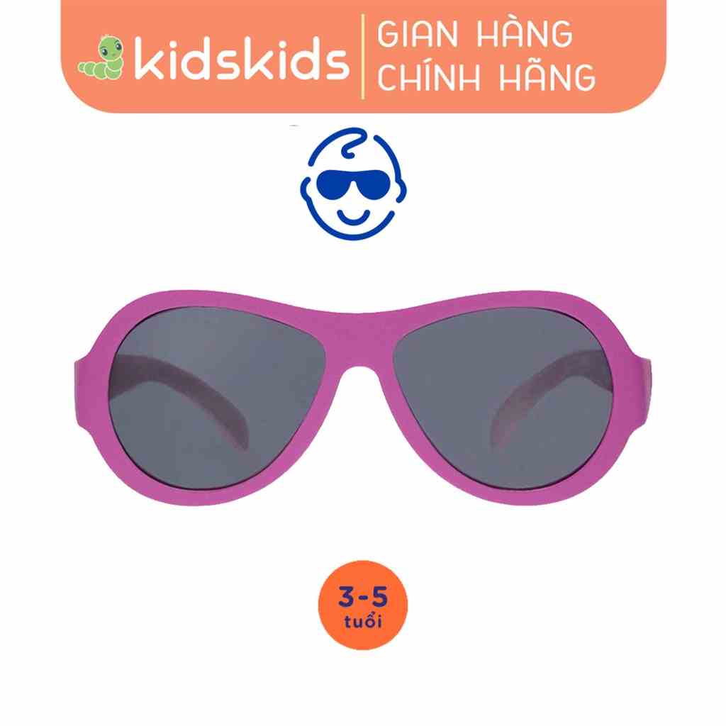 Kính chống tia cực tím cho bé Babiators – Aviators, Hồng, 3-5 tuổi