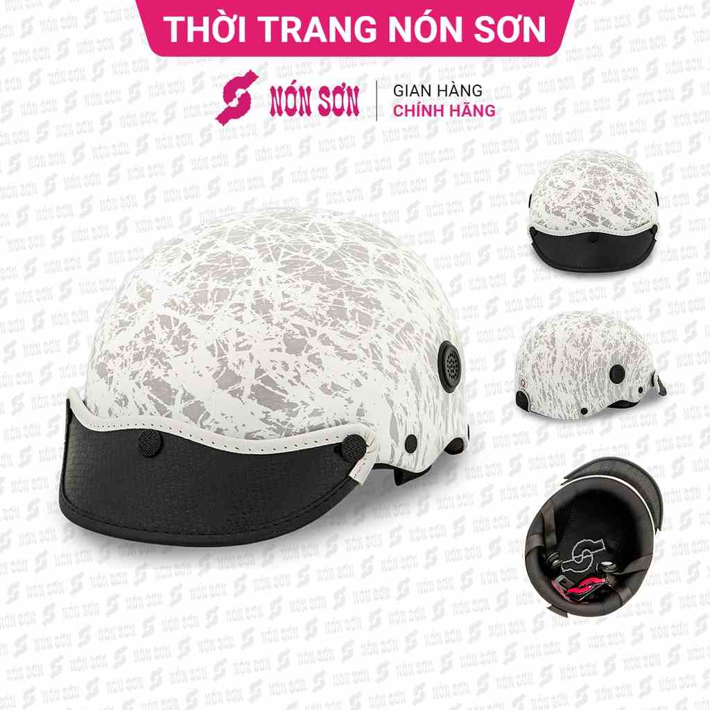 Mũ bảo hiểm lỗ thông gió phiên bản mới NÓN SƠN chính hãng MP-TR091