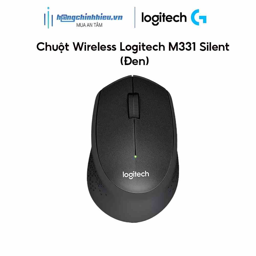 Chuột Wireless Logitech M331 Silent (Đen)