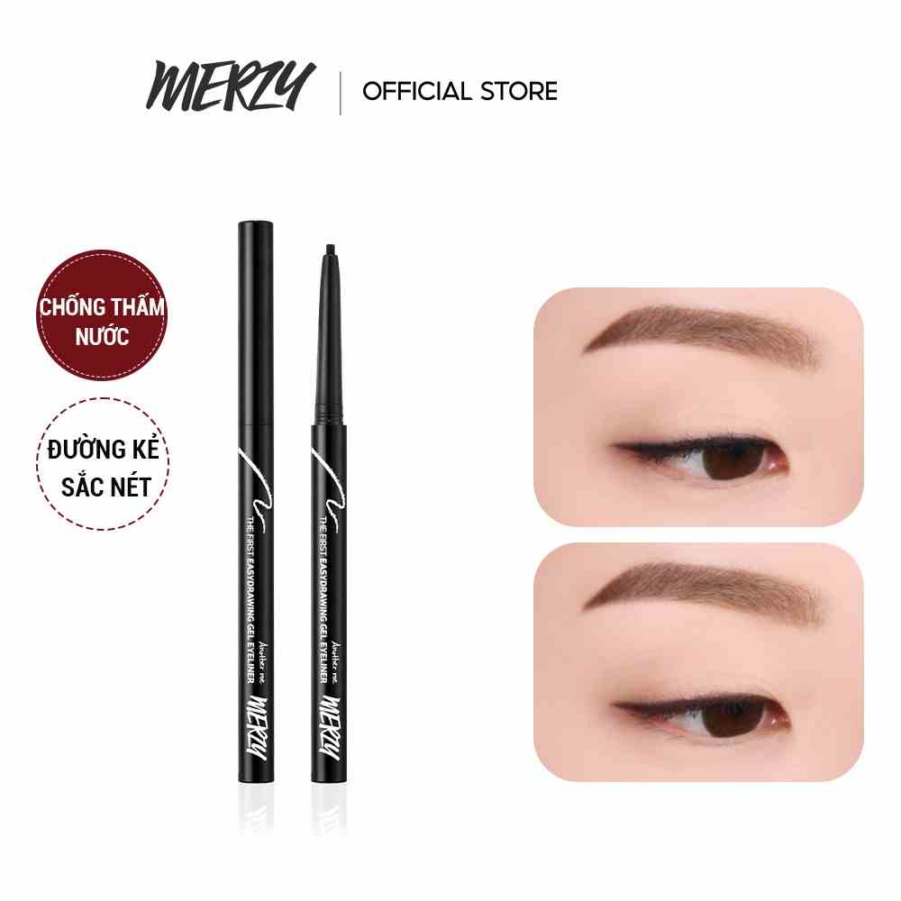 Chì kẻ mắt Merzy Easydrawing Gel Eyeliner chống trôi 0.14g