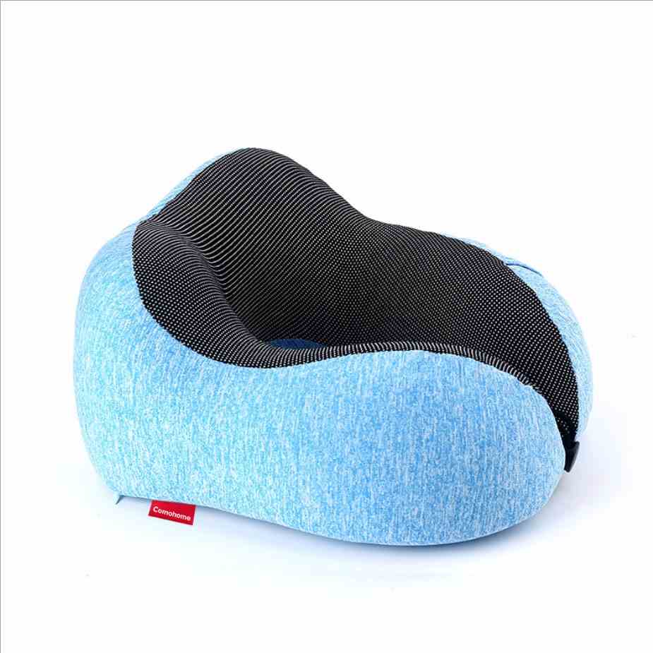 Gối chữ U kê cổ Văn phòng, Du lịch, Tựa đầu ô tô cao cấp Comohome Chất liệu Memory Foam hỗ trợ tốt cho cổ. Tặng túi đựng