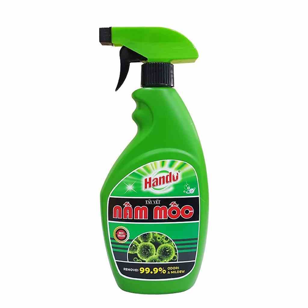 [Mã BMLT100 giảm đến 100K đơn 499K] Tẩy nấm mốc quần áo - sàn- tường nhà 500ml Hando