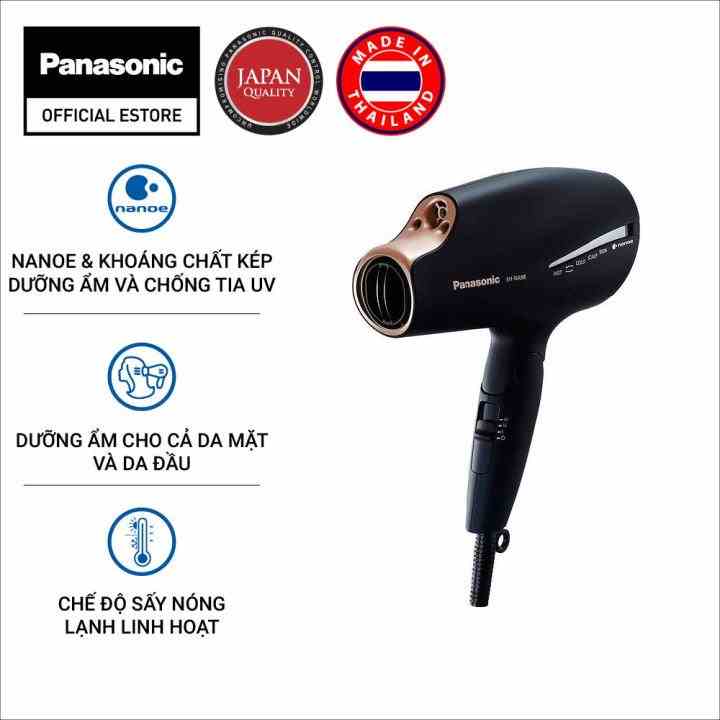 Máy Sấy Tóc Nanoe Panasonic EH-NA98-K645 - 1800W - Đen nhám