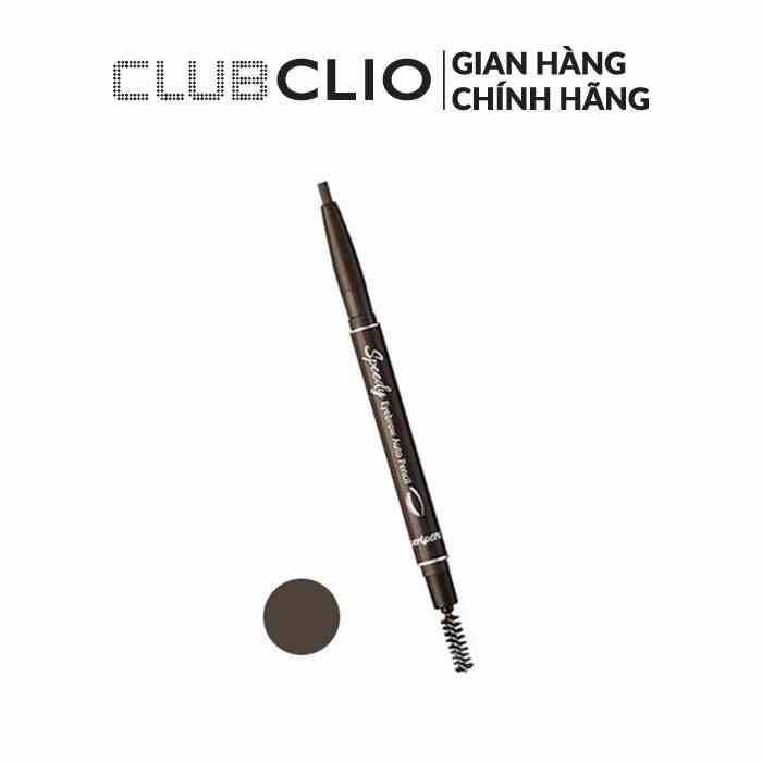 [Mã BMLTA35 giảm đến 35K đơn 99K] Chì Chân Mày Peripera Speedy Eyebrow Auto Pencil 002 Gray Brown 0.14G