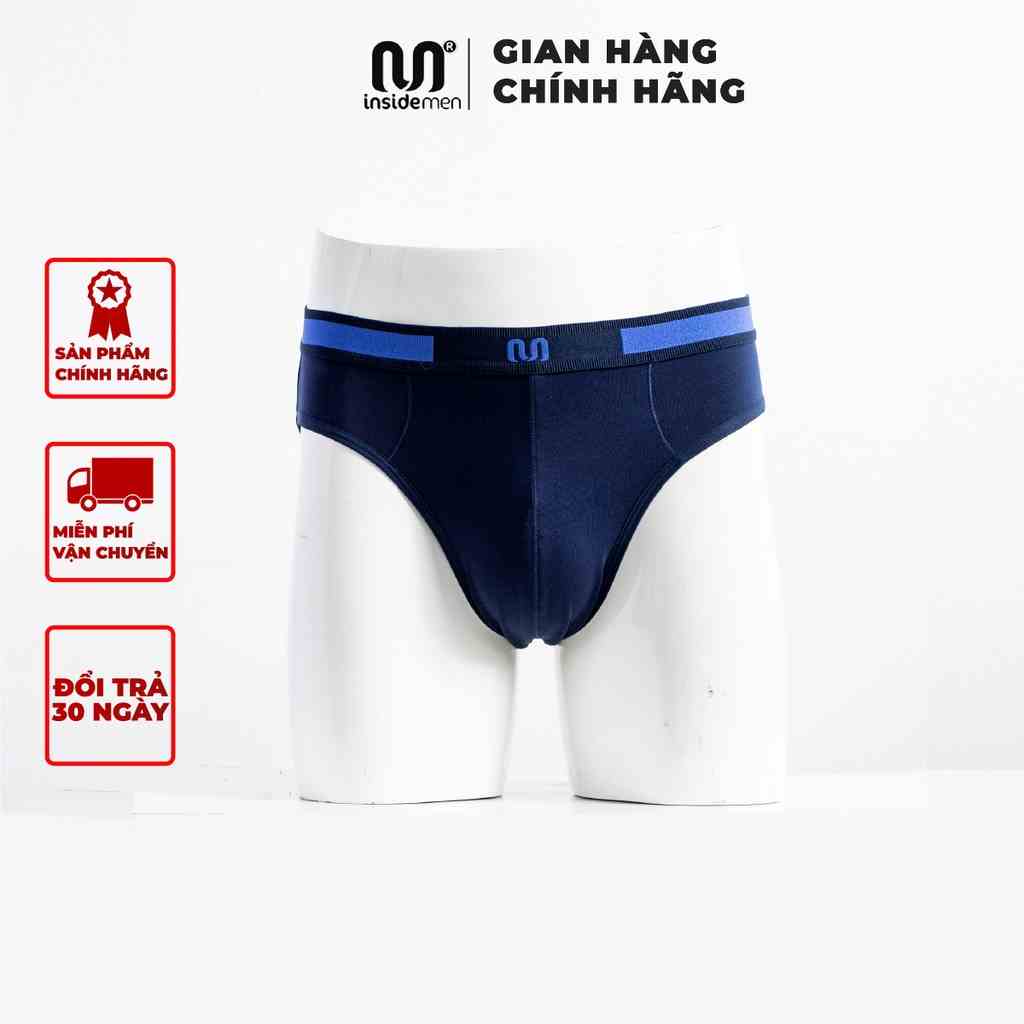 Quần Lót Nam INSIDEMEN Kiểu Dáng Brief Vải Cotton Kháng Khuẩn Mát Nhẹ Mềm Xốp Với Khả Năng IBF003