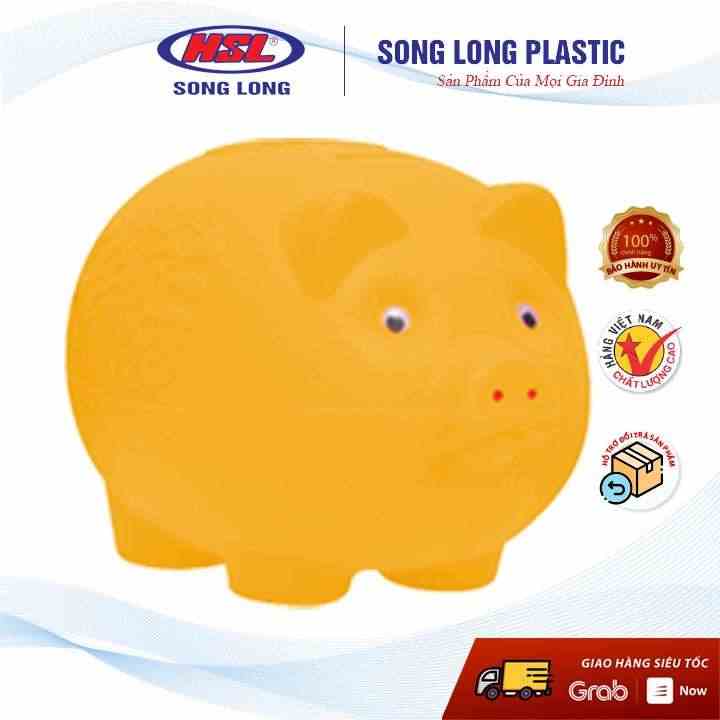 Lợn nhựa tiết kiệm tiền cho bé size đại Song Long Plastic