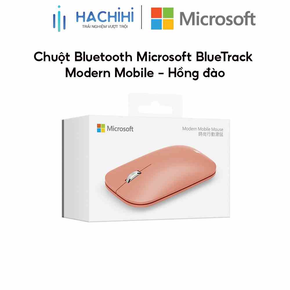 Chuột Bluetooth Microsoft BlueTrack Modern Mobile - Hồng đào