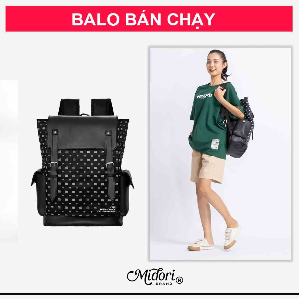 Balo Đi Học Thời Trang Unisex giá rẻ Nam Nữ đựng laptop đi làm chống nước du lịch Season 7 Local Brand Mi Midori