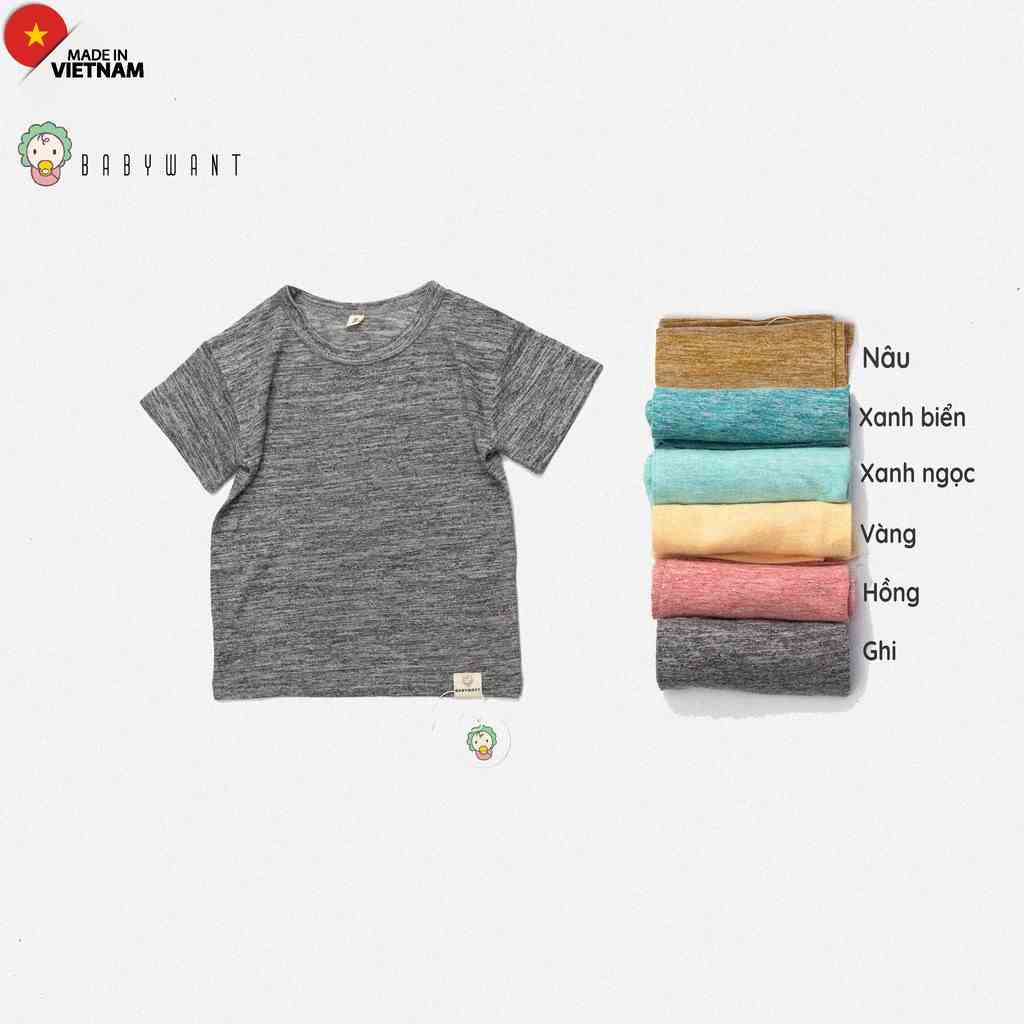 [Mã BMLTB35 giảm đến 35K đơn 99K] Áo phông cotton cho bé từ 9 đến 30kg BABYWANT