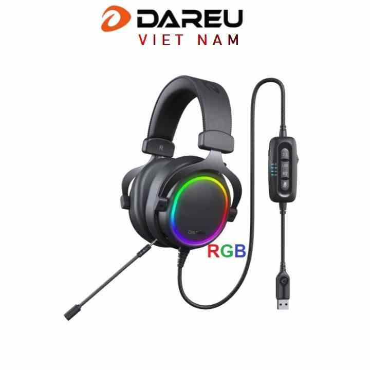 [Mã ELCL7 giảm 7% đơn 300K] {Cao cấp} Tai nghe DAREU EH925s PRO Led RGB-Giả lập 7.1 gaming