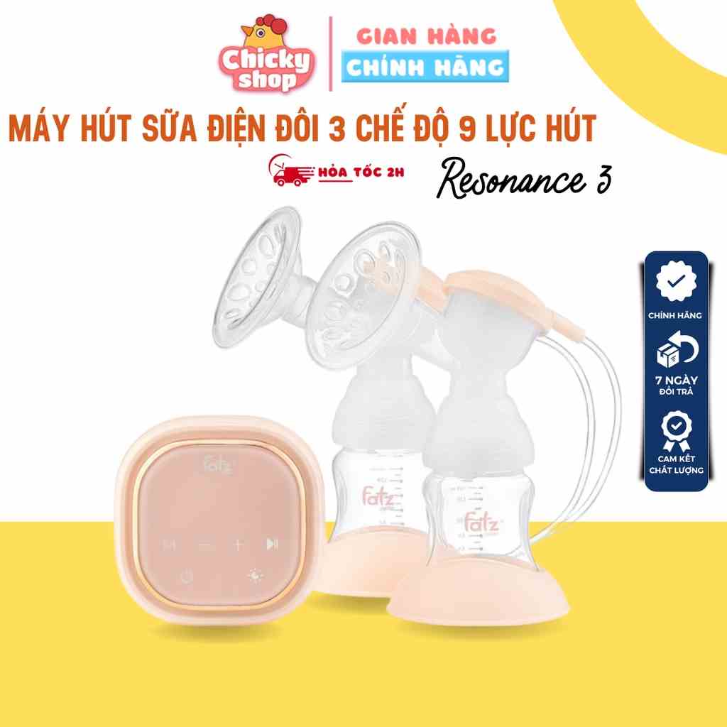 Máy hút sữa điện đôi Resonance 3 Fatz Baby FB1160VN