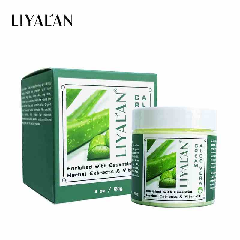 Kem Lô Hội LIYALAN Dưỡng Ẩm Làm Trắng Và Dịu Da Mặt 120g