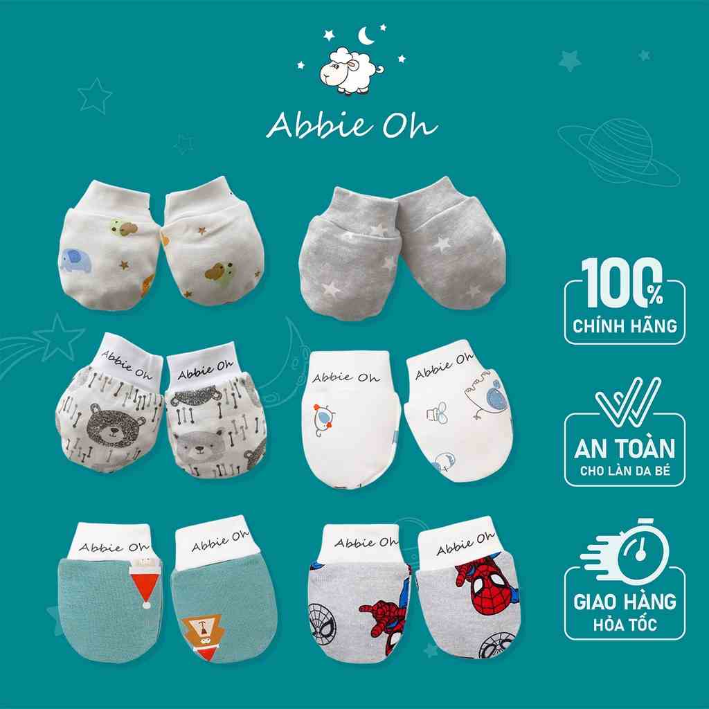 [Mã BMLTB200 giảm đến 100K đơn 499K] Bao Tay Mỏng Cho Bé Sơ Sinh | Abbieoh | BT027