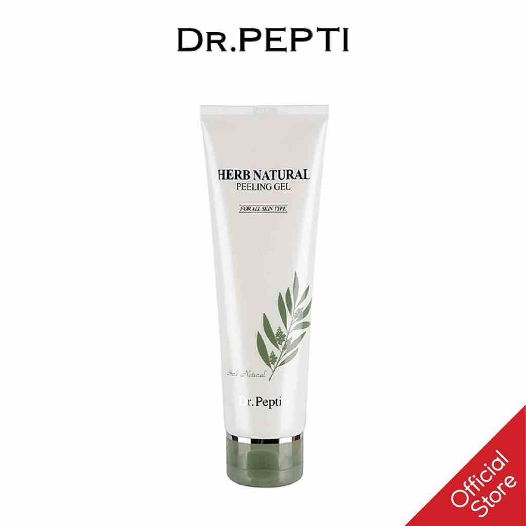 [Mã BMTTC60K giảm đến 60K đơn 50K] Tẩy Da Chết Mịn Và Sáng Da Dr.Pepti Herb Natural Peeling Gel 130ml