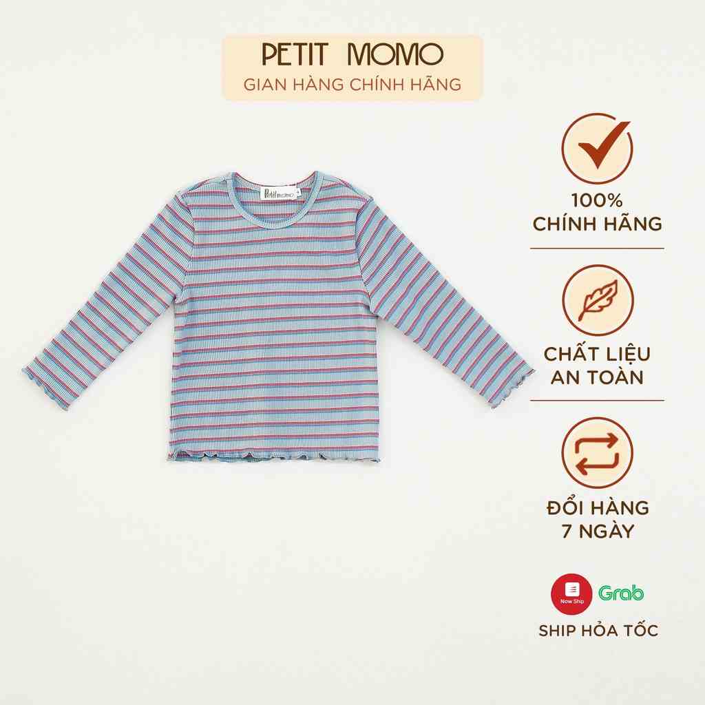 Áo Len Tăm Bé Gái 16 Tuổi Kẻ Ngang PETIT MOMO H089