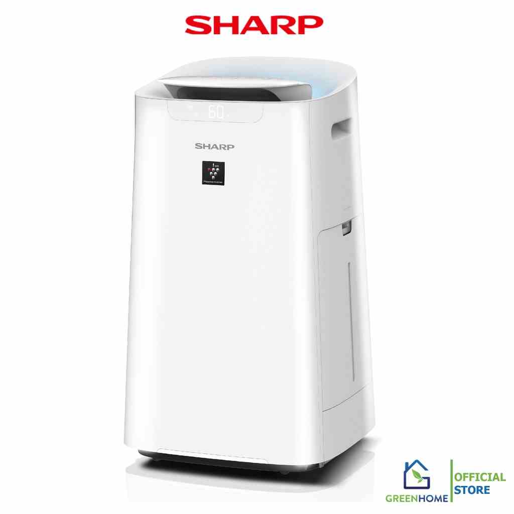 Máy lọc không khí và tạo ẩm Sharp KI-L60V-W (50m²), KI-L80V-T (62m²) - Hàng chính hãng, có kết nối điện thoại SmartPhone