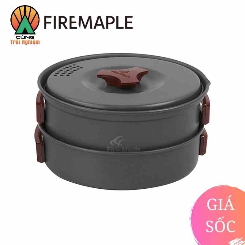 [CHÍNH HÃNG] COMBO Nồi Chảo Nấu Ăn 2 Trong 1 Fire Maple FMC-203 Gọn Nhẹ Chuyên Dụng Cho Du Lịch, Dã Ngoại Cắm Trại